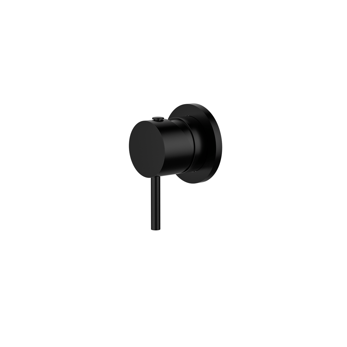 MELA RONDO Wall Mixer in Matt Black