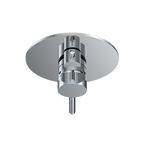 MELA RONDO Wall Mixer with Diverter in Chrome, view 3