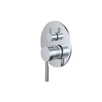 MELA RONDO Wall Mixer with Diverter in Chrome