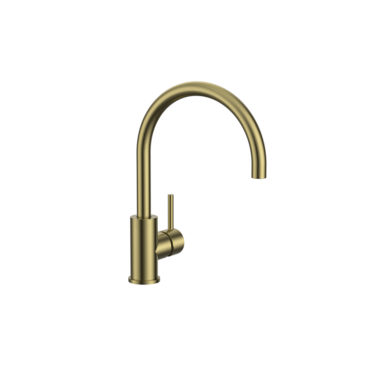 MELA RONDO Sink Mixer (Tall) in Brushed Brass, view 2
