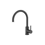 MELA RONDO Gooseneck Sink Mixer in Gun Metal