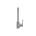 MELA RONDO Square Gooseneck Sink Mixer in Chrome, view 3
