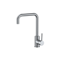 MELA RONDO Square Gooseneck Sink Mixer in Chrome