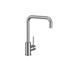MELA RONDO Square Gooseneck Sink Mixer in Chrome, view 2