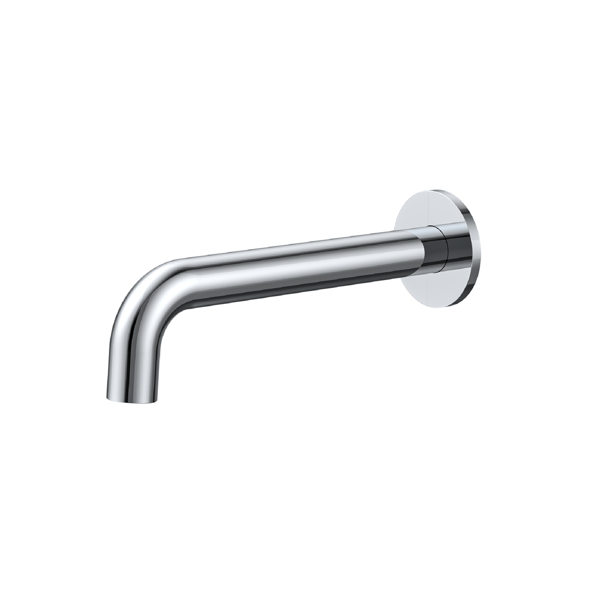 MELA RONDO Wall Spout in Chrome, view 2