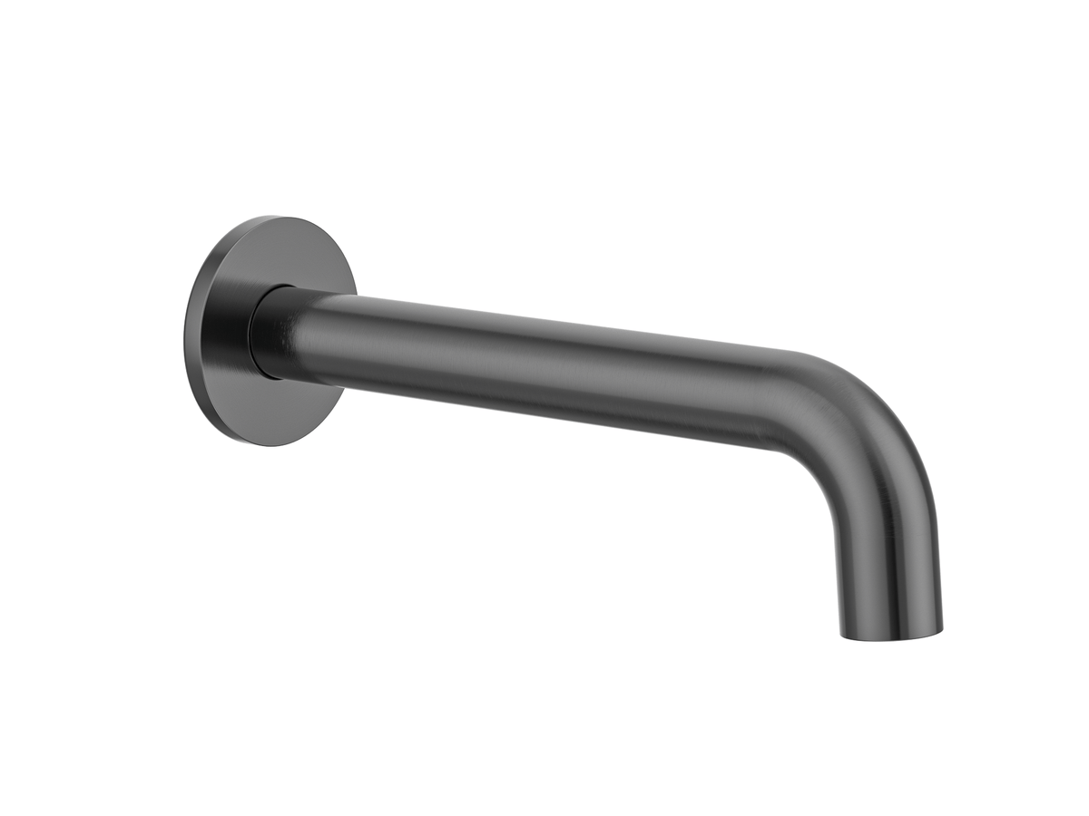 MELA RONDO Wall Spout in Gun Metal