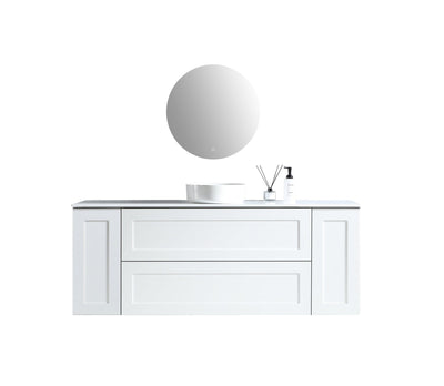 MELA SHAKER 1500 Wall Hung Vanity with 2 Doors & 2 Drawers