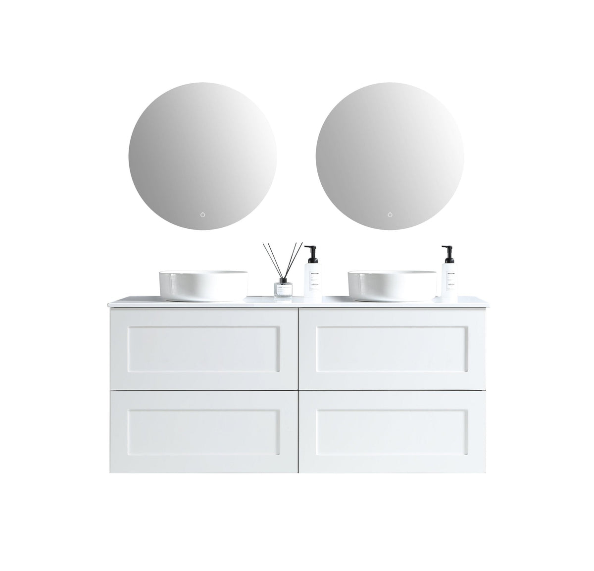 MELA SHAKER 1500 Wall Hung Vanity with Drawers