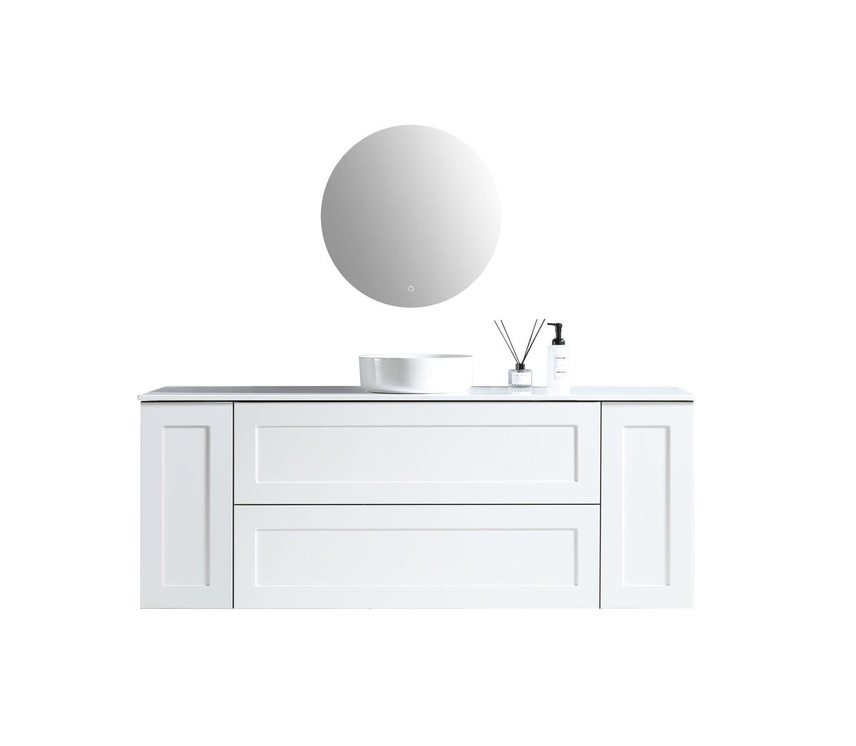 MELA SHAKER 1800 Wall Hung Vanity with 2 Doors & 2 Drawers