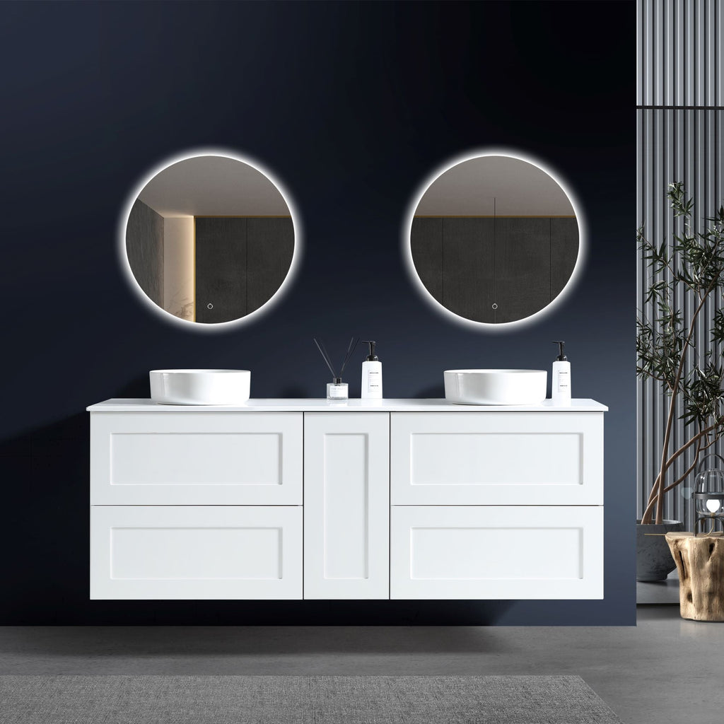 MELA SHAKER 1800 Wall Hung Vanity with Door & 4 Drawers, view 2