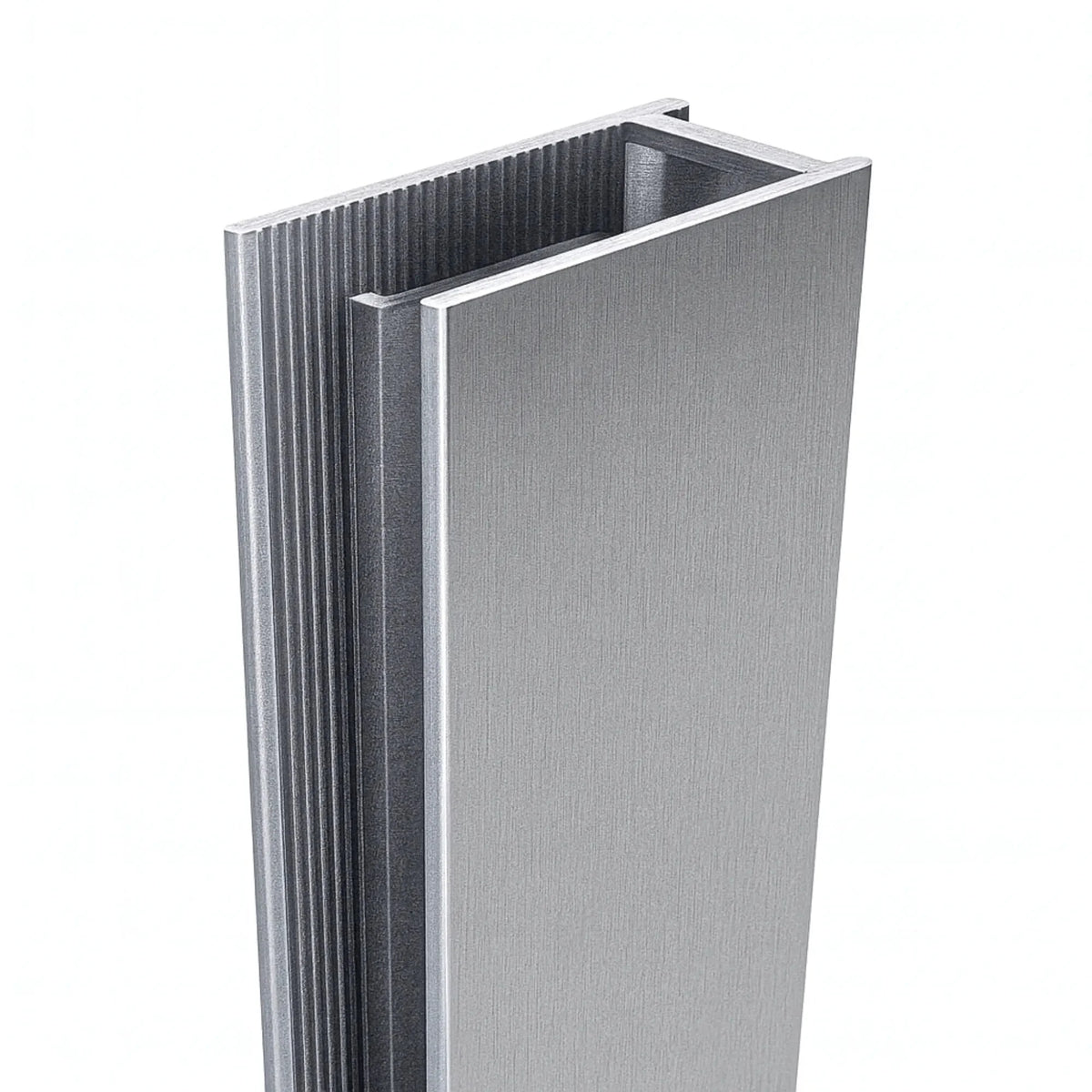 MELA MORRIS Shower Screen U Channel 2000 in Brushed Nickel
