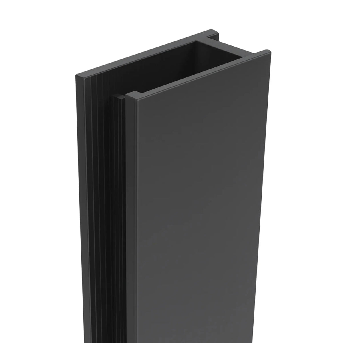 MELA MORRIS Shower Screen U Channel 2000 in Gun Metal