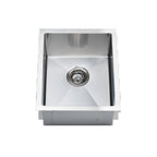 MELA TRITON 380 Single Sink in Stainless Steel, view 2