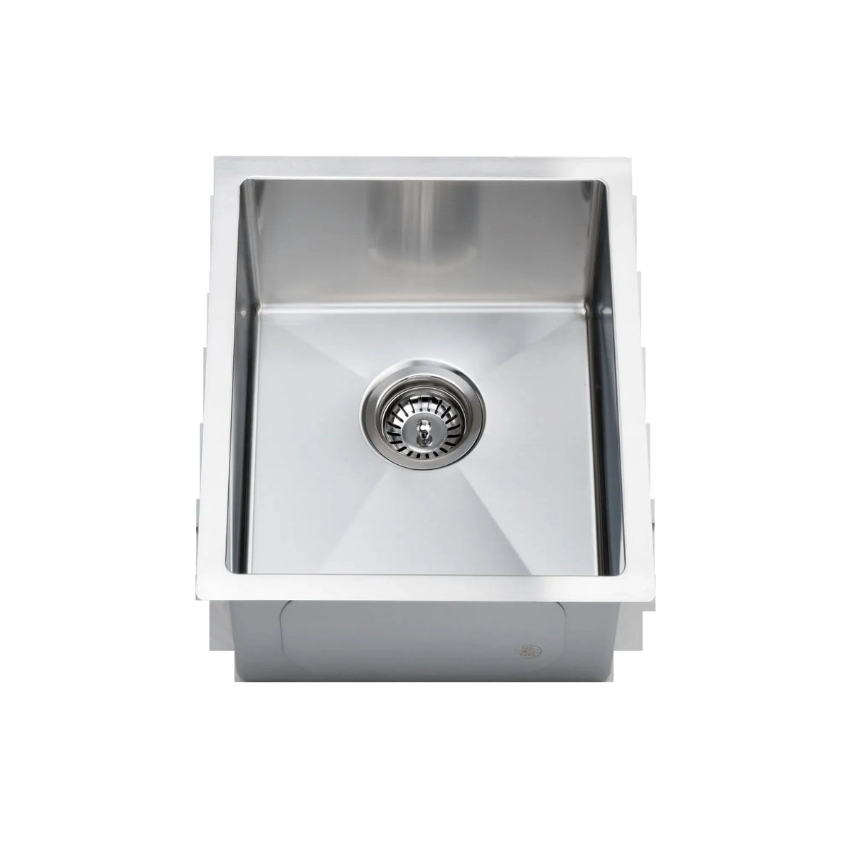 MELA TRITON 380 Single Sink in Stainless Steel, view 2