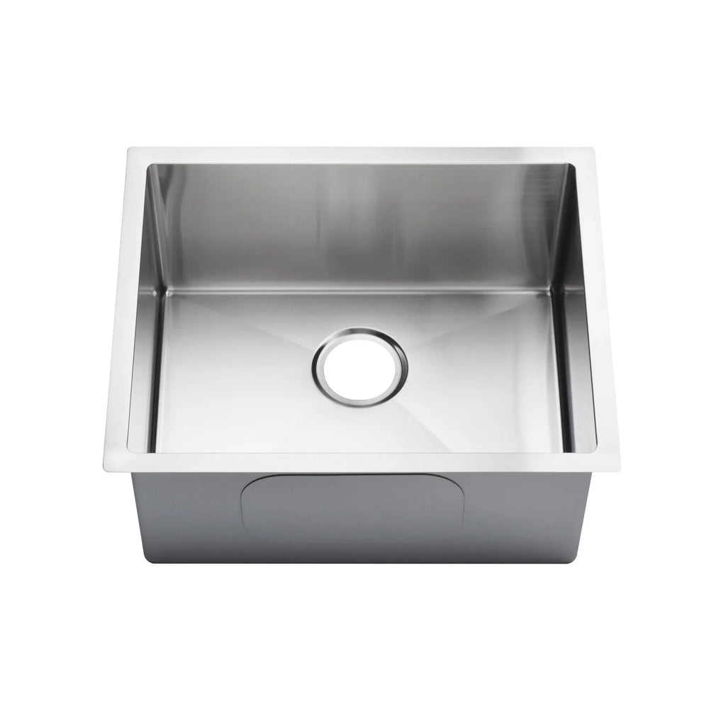 MELA TRITON 550 Single Sink in Stainless Steel, view 2