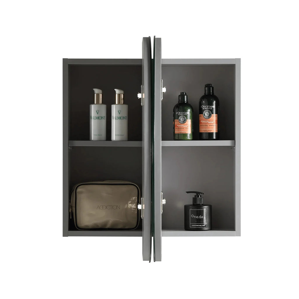 MELA VERA Oval Mirror Cabinet in 900mm, view 2