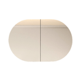 MELA VERA Oval Mirror Cabinet in 900mm
