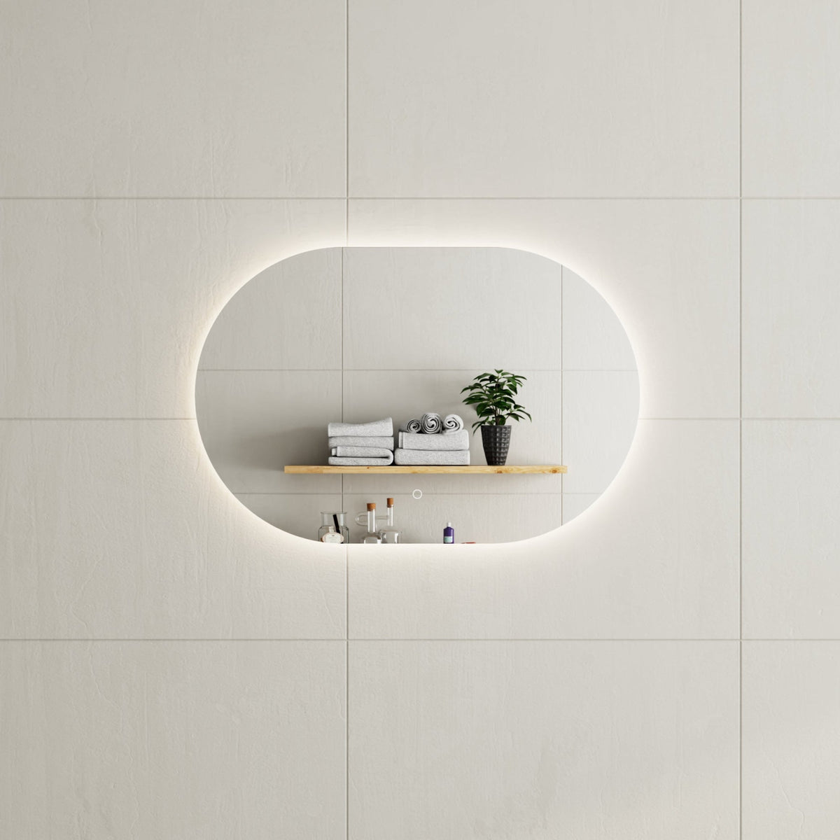 MELA VERA 900 LED Horizontal Oval Mirror