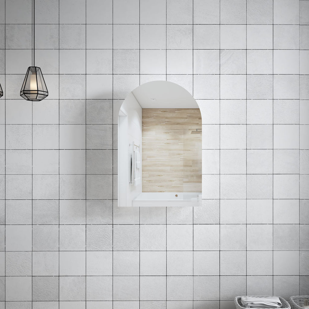 MELA ZOE 600 Arch Mirror Cabinet