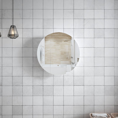 MELA SURI 800 Round Mirror Cabinet