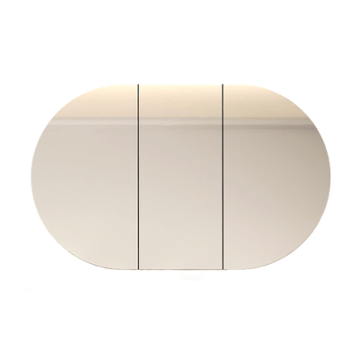 MELA VERA Oval Mirror Cabinet