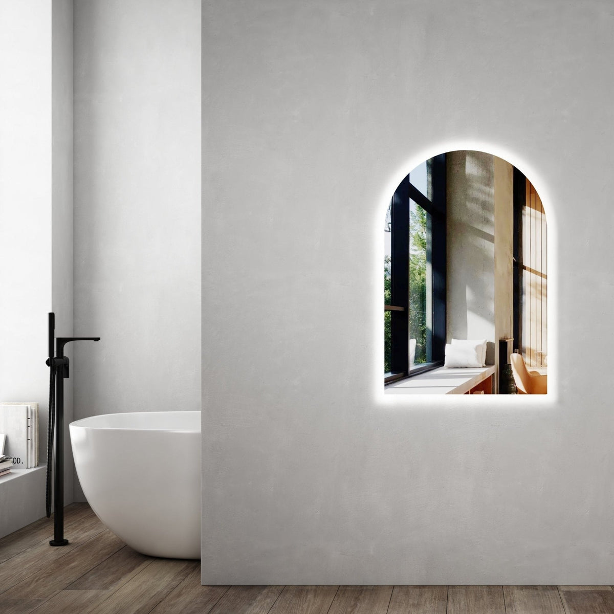 MELA ZOE 600 LED Arch Mirror